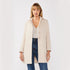 Women's Chevron Notched Lapel Coat